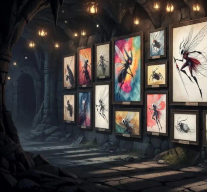 Sélection de fan-art atmosphérique inspiré de Hollow Knight: Silksong