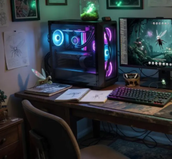 Plusieurs configurations PC différentes utilisées pour tester les performances de Hollow Knight: Silksong.